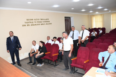 18 iyun 2025-ci il tarixdə Ağdam Rayon İcra Hakimiyyətində vətəndaşların növbəti qəbulu keçirilib