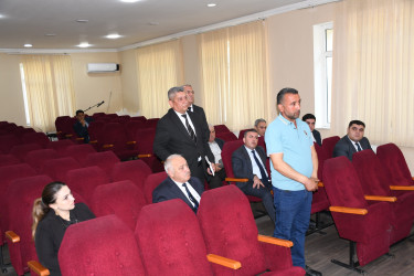 07 may 2025-ci il tarixdə Ağdam Rayon İcra Hakimiyyətində vətəndaşların növbəti qəbulu keçirilib