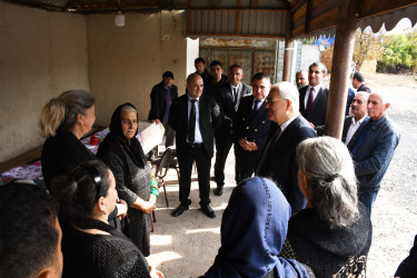 Ağdam Rayon İcra Hakimiyyətinin başçısı Vaqif Həsənovun rayonun İmamqulubəyli kəndində səyyar qəbul-görüşü keçirilib