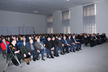 Ağdam Rayon İcra Hakimiyyətinin başçısı Vaqif Həsənovun Abşeron rayonu Mehdiabad qəsəbəsində səyyar qəbul-görüşü keçirilib