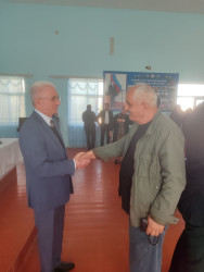 Milli Məclisin deputatı Bəxtiyar Əliyev Quzanlı köçkün qəsəbəsində  seçiciləri ilə görüşüb