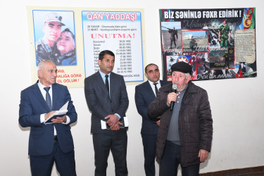 Ağdam Rayon İcra Hakimiyyətinin başçısı Vaqif Həsənovun rayonun Çəmənli kəndində səyyar qəbul-görüşü keçirilib