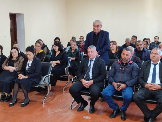 Milli Məclisin deputatı Bəxtiyar Əliyev rayonun Əhmədağalı kəndində seçiciləri ilə görüşüb