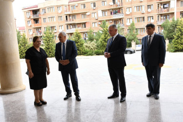 Ağdam Rayon İcra Hakimiyyətinin başçısı Vaqif Həsənovun Bakı şəhəri, Qaradağ rayonu, Müşfiqabad qəsəbəsində səyyar qəbul-görüşü keçirilib