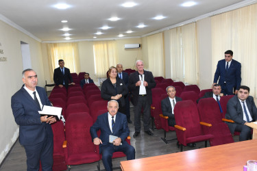 15 oktyabr 2025-ci il tarixdə Ağdam Rayon İcra Hakimiyyətində vətəndaşların növbəti qəbulu keçirilib