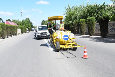 Ağdamda “Şəhərsalma və Memarlıq İli” çərçivəsində abadlıq işləri həyata keçirilib