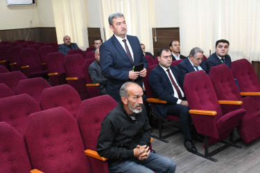 28 oktyabrda Ağdam Rayon İcra Hakimiyyətinin başçısı Vaqif Həsənov vətəndaşların növbəti qəbulunu keçirib