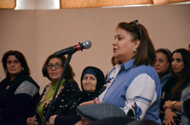 Ağdam Rayon İcra Hakimiyyətinin başçısı Vaqif Həsənovun Müşfiqabad köçkün şəhərciyində səyyar qəbul-görüşü keçirilib