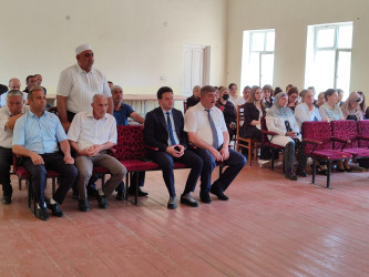 05.06.2025-ci il tarixdə Milli Məclisin deputatı Bəxtiyar Əliyev Ağdamda seçiciləri ilə görüşüb