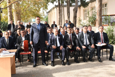 Ağdam Rayon İcra Hakimiyyətinin başçısı Vaqif Həsənovun rayonun İmamqulubəyli kəndində səyyar qəbul-görüşü keçirilib