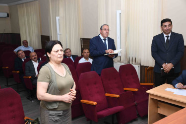 10 iyun 2026-cı il tarixində Ağdam Rayon İcra Hakimiyyətində vətəndaşların növbəti qəbulu keçirilib