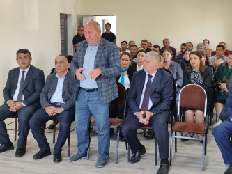 09 oktyabr 2025-ci il tarixdə Milli Məclisin deputatı Bəxtiyar Əliyev Ağdamda seçiciləri ilə görüşüb