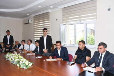 Ağdamda “Su ehtiyatlarından səmərəli istifadəyə dair Milli Strategiya”nın təsdiq edilməsi haqqında Azərbaycan Respublikası Prezidentinin 10 oktyabr 2024-cü il tarixli, 320 nömrəli Sərəncamının icrası ilə əlaqədar tədbir keçirilib