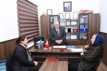 21 yanvar 2026-cı il tarixdə Ağdam Rayon İcra Hakimiyyətində vətəndaşların növbəti qəbulu keçirilib