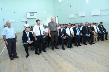 19.06.2026-cı il tarixində Ağdam Rayon İcra Hakimiyyətinin başçısı Vaqif Həsənovun rayonun Hacıməmmədli kəndində səyyar qəbul-görüşü keçirilib