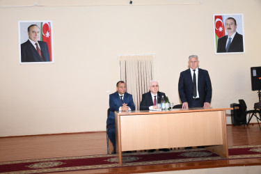 Milli Məclisin deputatı Bəxtiyar Əliyev Ağdam Musiqi Kollecinin pedoqoji heyəti və seçiciləri ilə görüşüb