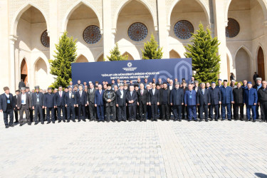 Ağdamda “Dövlət-din münasibətlərində hüquqi və institusional mexanizmlər” mövzusunda regional konfrans keçirilib