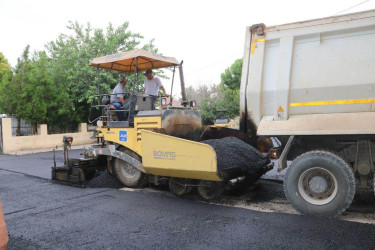 Ağdamda yollar əsaslı təmir edilib