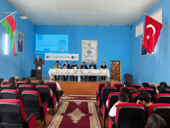 Ağdam Dövlət Sosial-İqtisadi Kolleci Publik Hüquqi Şəxsin akt zalında “İnsan Hüquqları Aylığı” çərçivəsində maarifləndirmə tədbiri keçirilmişdir