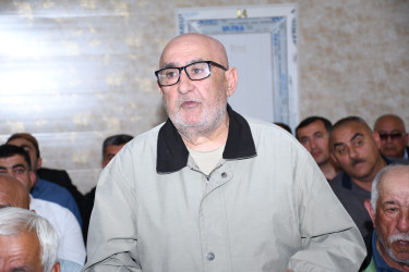 Ağdam Rayon İcra Hakimiyyətinin başçısı Vaqif Həsənovun Bakı şəhəri, Sabunçu rayonu Kürdəxanı köçkün qəsəbəsində səyyar qəbul-görüşü keçirilib