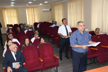 10 sentyabr 2025-ci il tarixdə Ağdam Rayon İcra Hakimiyyətində vətəndaşların növbəti qəbulu keçirilib