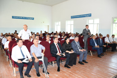 18 iyul 2025-ci il tarixdə Ağdam Rayon İcra Hakimiyyətinin başçısı Vaqif Həsənovun növbəti səyyar qəbul-görüşü keçirilib