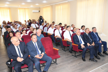 Ağdam Rayon İcra Hakimiyyəti başçısının birinci müavini Allahverən Əliyevin 70 illik yubileyinə həsr olunmuş tədbir keçirilib