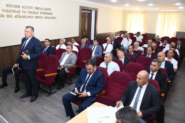 2026-2030-cu illər üçün Dövlət Proqramında nəzərdə tutulan tədbirlər çərçivəsində Ağdam rayonu üzrə görülmüş işlər barədə tədbir keçirilib