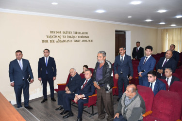 17 sentyabr 2025-ci il tarixdə Ağdam Rayon İcra Hakimiyyətində vətəndaşların növbəti qəbulu keçirilib