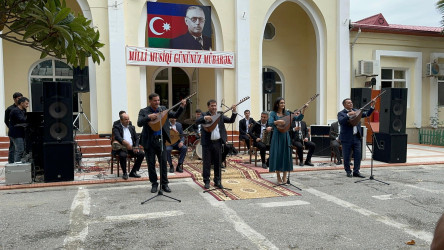 18.09.2024-cü il tarixdə Ağdam Musiqi Kollecində “Milli Musiqi Günü” münasibətilə konsert proqramı təşkil edilib