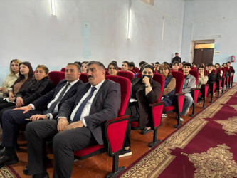 Ağdamda Korrupsiyaya qarşı mübarizənin gücləndirilməsinə dair 2022-2026-cı illər üçün Milli Fəaliyyət Planı"ndan irəli  gələn əsas məsələ və vəzifələrə həsr olunmuş tədbir təşkil olunub