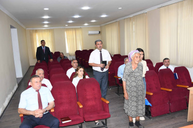 03 sentyabr 2025-ci il tarixdə Ağdam Rayon İcra Hakimiyyətində vətəndaşların növbəti qəbulu keçirilib