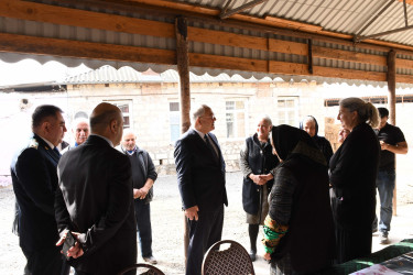 Ağdam Rayon İcra Hakimiyyətinin başçısı Vaqif Həsənovun rayonun İmamqulubəyli kəndində səyyar qəbul-görüşü keçirilib