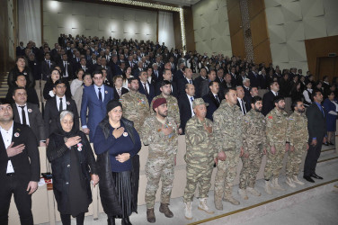 Ağdamda “Ulu Öndər Heydər Əliyevin zəngin dövlətçilik irsinin təbliği və öyrənilməsi” mövzusunda tədbir keçirilib