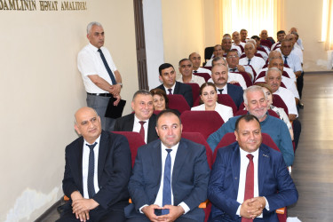 Ağdam Rayon İcra Hakimiyyəti başçısının birinci müavini Allahverən Əliyevin 70 illik yubileyinə həsr olunmuş tədbir keçirilib