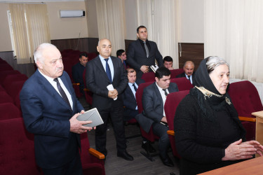 04 mart 2026-cı il tarixdə Ağdam Rayon İcra Hakimiyyətində vətəndaşların növbəti qəbulu keçirilib