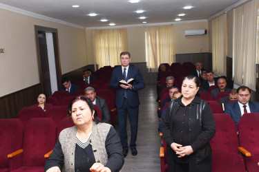 06 may 2026-cı il tarixdə Ağdam Rayon İcra Hakimiyyətində vətəndaşların növbəti qəbulu keçirilib