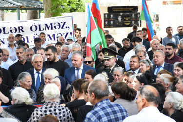 Birinci Qarabağ müharibəsi zamanı itkin düşmüş Novruzov Əsəddin Curu oğlunun Mingəçevirdə dəfn mərasimi baş tutub