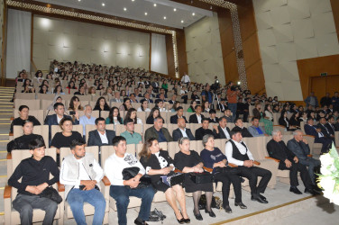 Ağdamda “Milli Musiqi Günü” münasibətilə Üzeyir Hacıbəyovun xatirəsinə həsr olunmuş  konsert proqramı təşkil edilib
