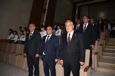 Ağdamda “Konstitusiya və Suverenlik İli” çərçivəsində 1 İyun - Uşaqların Beynəlxalq Müdafiəsi Günü münasibətilə tədbir keçirilib