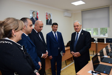 Ağdamda 15 sentyabr-Bilik Günündə yeni inşa edilmiş məktəb binasının açılış mərasimi baş tutub