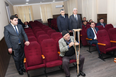 18 mart 2026-cı il tarixdə Ağdam Rayon İcra Hakimiyyətində vətəndaşların növbəti qəbulu keçirilib