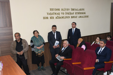 26 noyabr 2025-ci il tarixdə Ağdam Rayon İcra Hakimiyyətində vətəndaşların növbəti qəbulu keçirilib