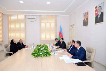Mədəniyyət naziri Adil Kərimli Ağdam rayonunda vətəndaşları qəbul edib