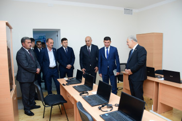 Ağdamda 15 sentyabr-Bilik Günündə yeni inşa edilmiş məktəb binasının açılış mərasimi baş tutub