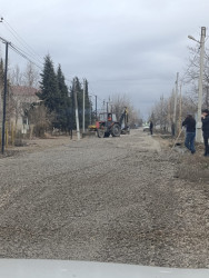 Ağdam rayon Birinci Dördyol qəsəbəsinin mərkəzi yolu təmir olunub
