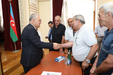 25 iyul 2025-ci il tarixdə Ağdam Rayon İcra Hakimiyyətinin başçısı Vaqif Həsənovun növbəti səyyar qəbul-görüşü keçirilib