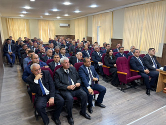 Ağdam rayon Statistika İdarəsinin rəisi Xosrov İsmayılovun 65 illik yubileyi qeyd edilib