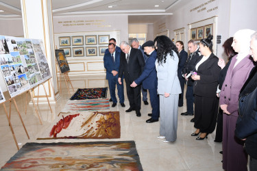 Ağdamda “Tarixin Yaddaşı, İlmələrin Dili” adlı 5-ci fərdi yaradıcılıq sərgisi keçirilib