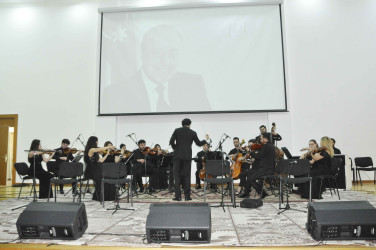 Ağdamda Ulu öndər Heydər Əliyevin anadan olmasının 101 illiyinə həsr olunmuş konsert proqramı təşkil edilib